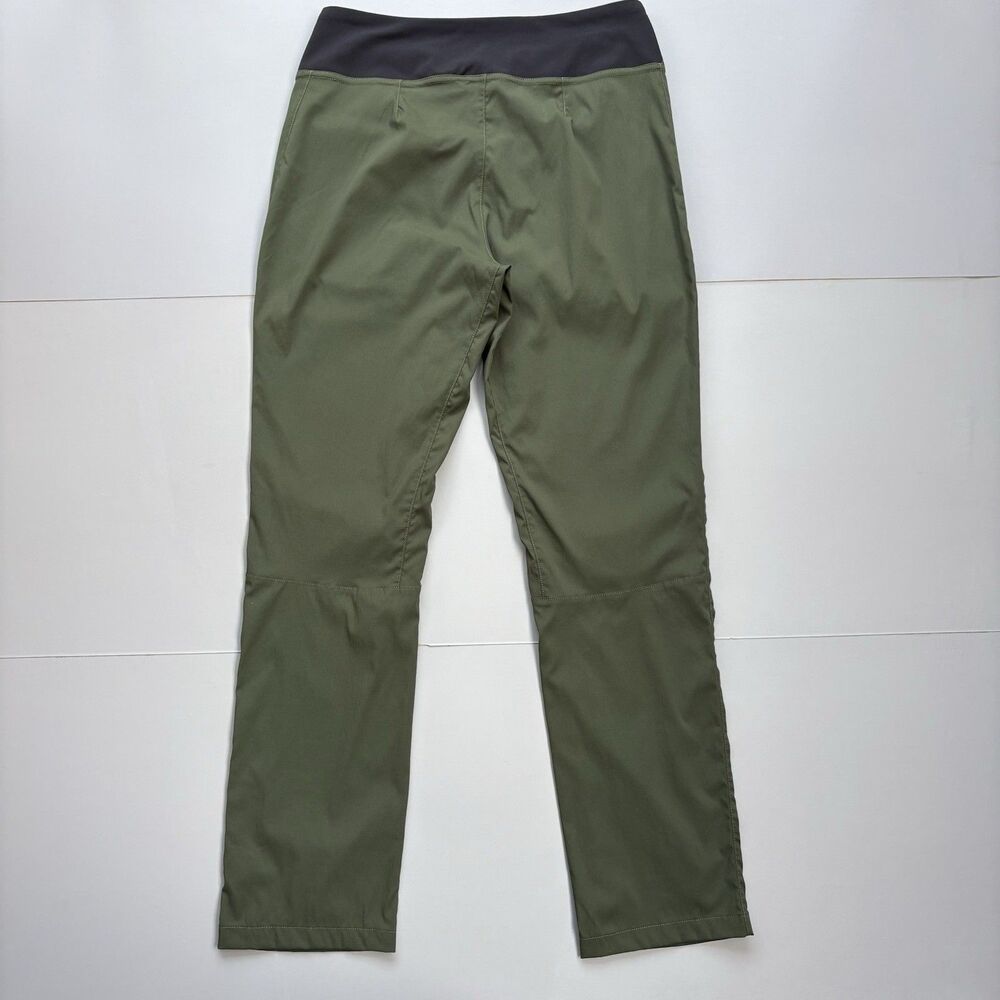 Outdoor Research Olive Green Straight-Leg Women's Pants with Black Waistband - Picture 2 of 12
